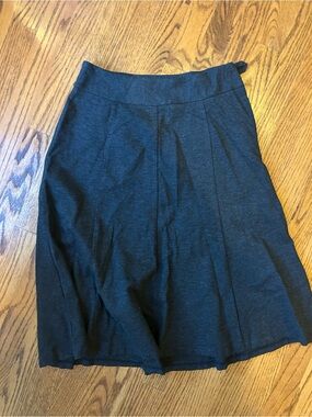 Dark Gray A-Line Skirt by cold water creek